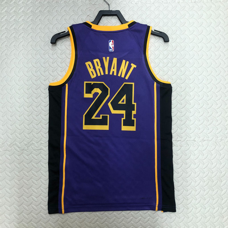 22-23 LAKERS BRYANT #24 Purple Top Quality Hot ...