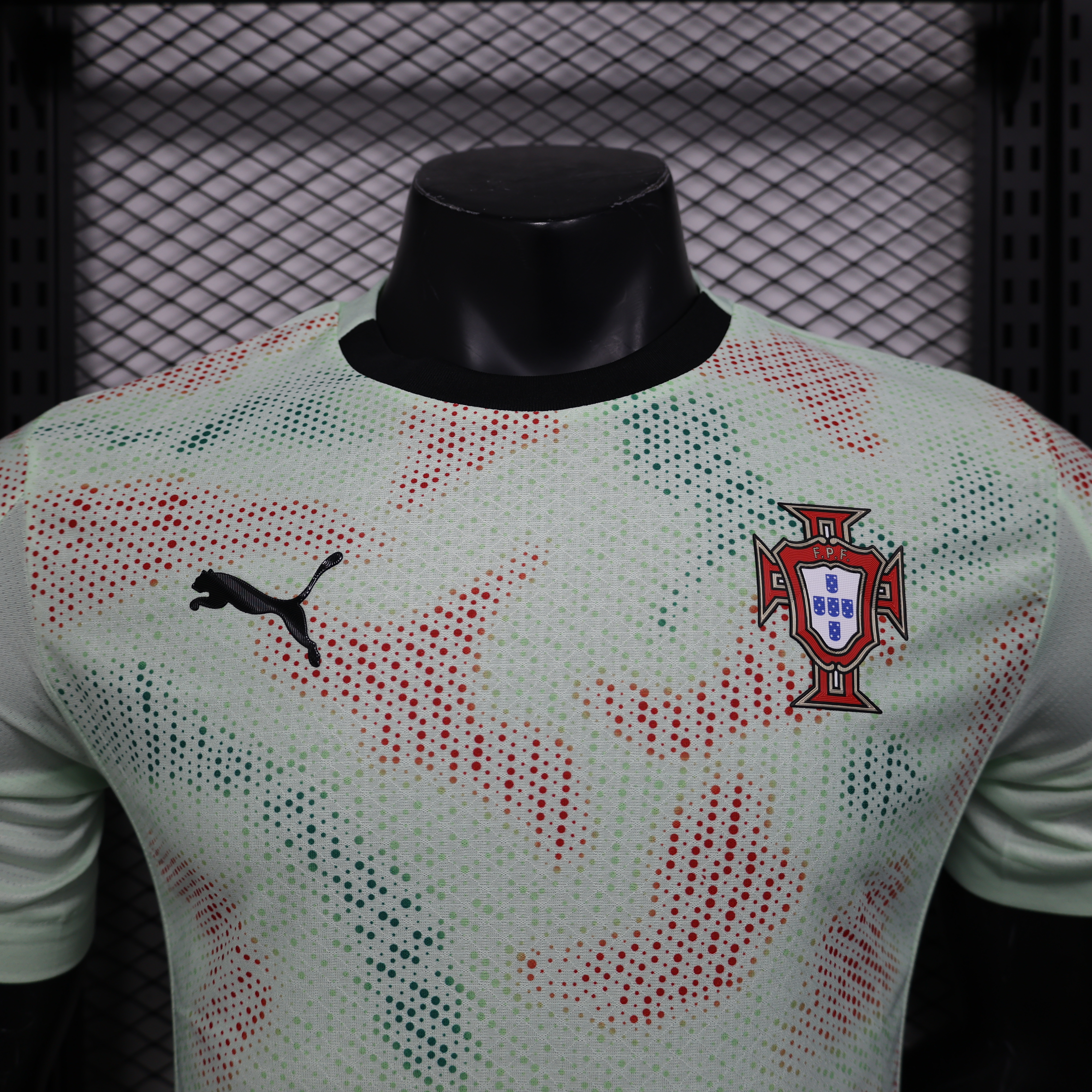 25-26 Portugal W Away Player Version Soccer Jersey *PM浅绿