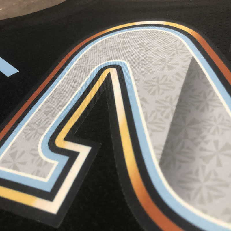 22-23 Grizzlies MORANT #12 Black City Edition T...