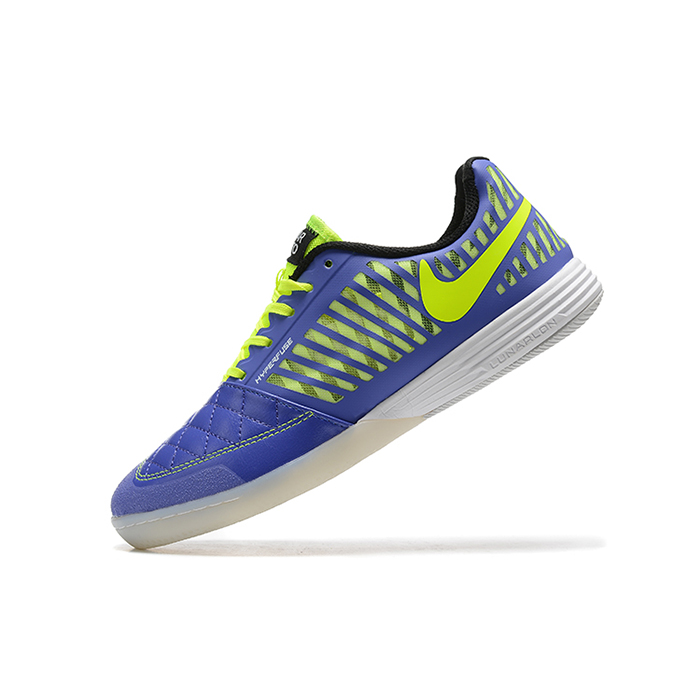 LUNAR GATO II IC Soccer Shoes-Blue/Green-6818351