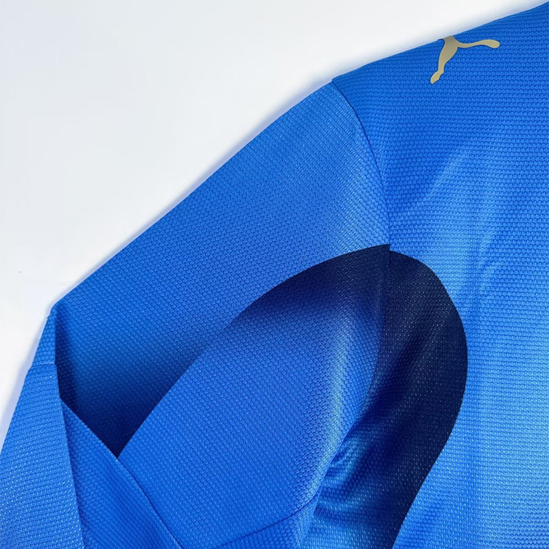 2006 Italy Home Long Sleeve Retro Soccer Jersey (长袖)