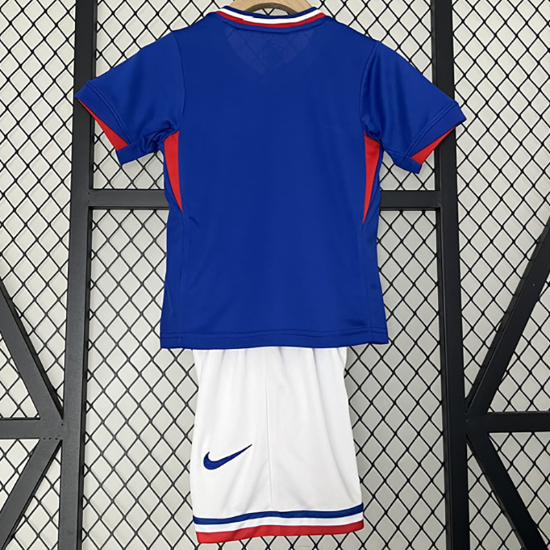 2024 France Home Kids Soccer Jersey