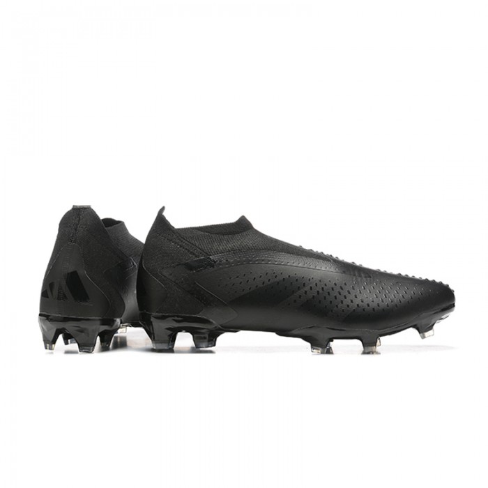 PREDATOR ACCURACY+ FG BOOTS Soccer Shoes-All Black-9492235