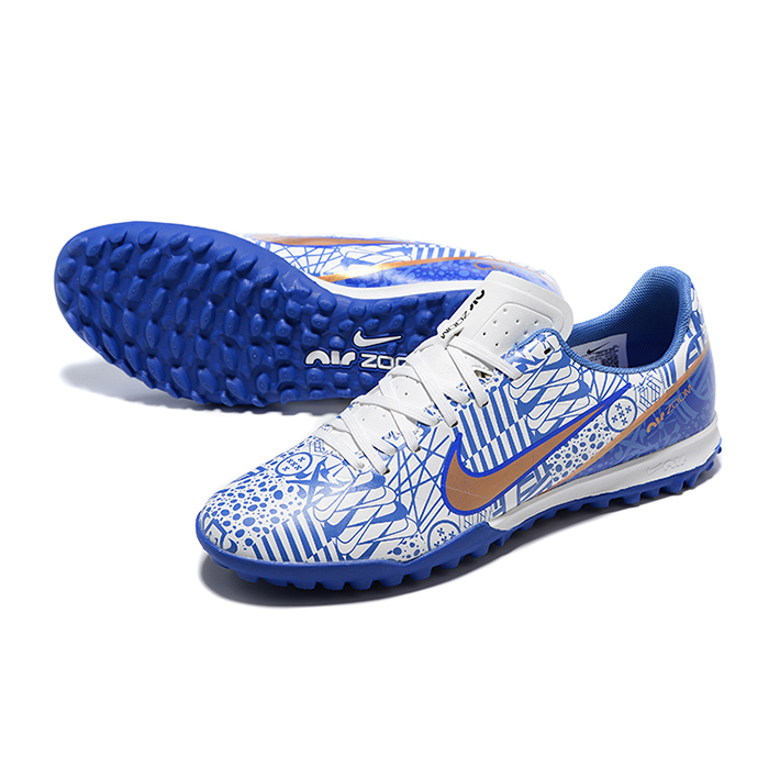 Air Zoom Mercurial Vapor- XV Academy TF Soccer Shoes-White/Blue-7830712