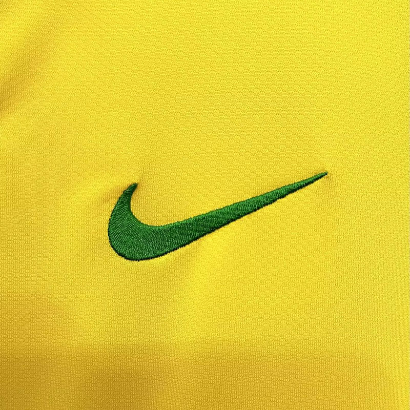 2006 Brazil Home Retro Soccer Jersey