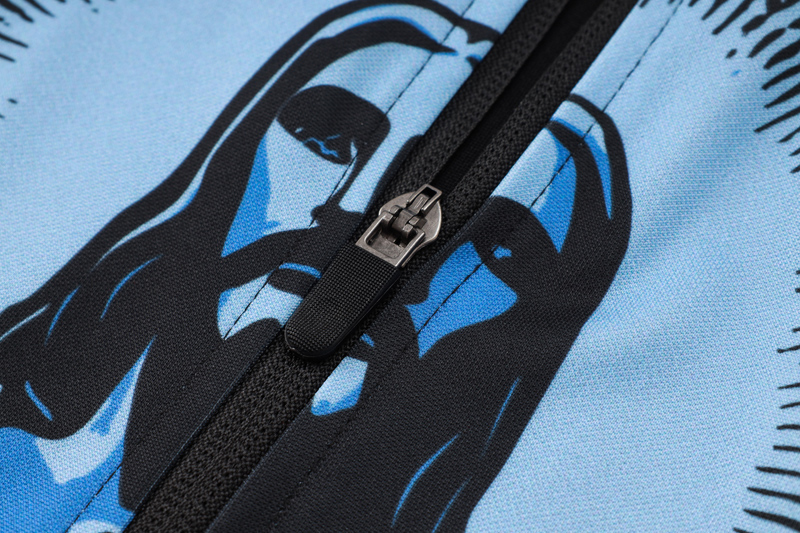 24-25 Brazil Gray Blue Jacket Tracksuit #A814(喷墨)