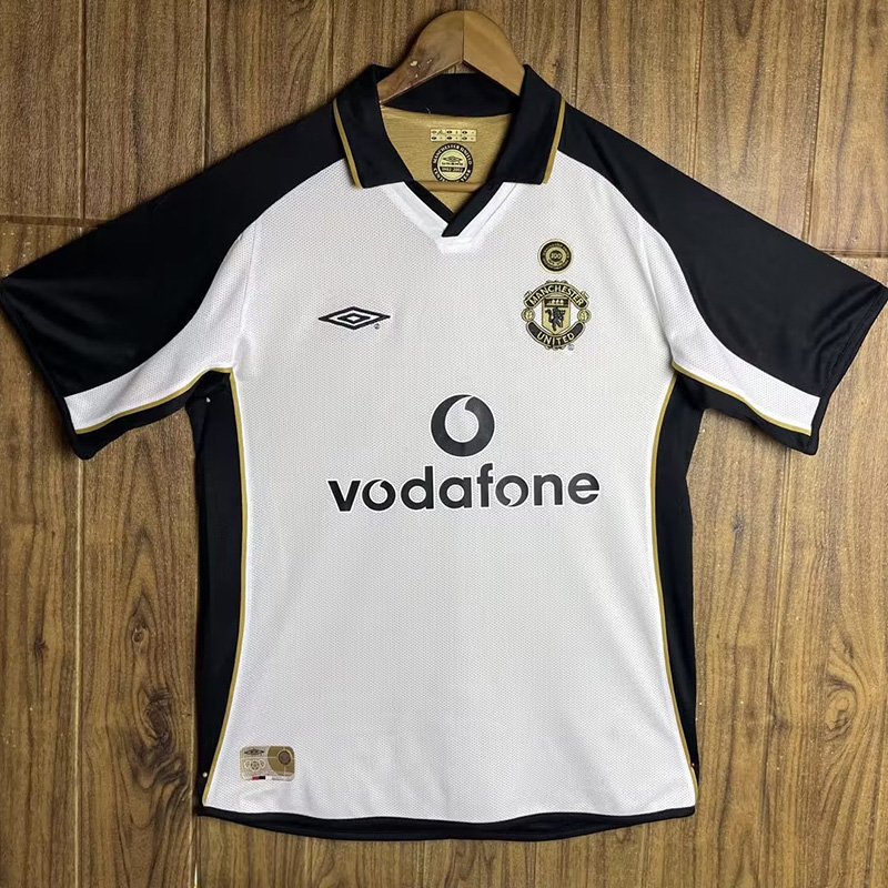 2001-2002 Man Utd 100th Centenary White Black R...