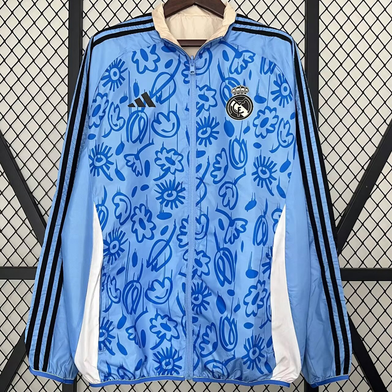 24-25 RMA Blue & khaki Double Sided Windbreaker (双面风衣)
