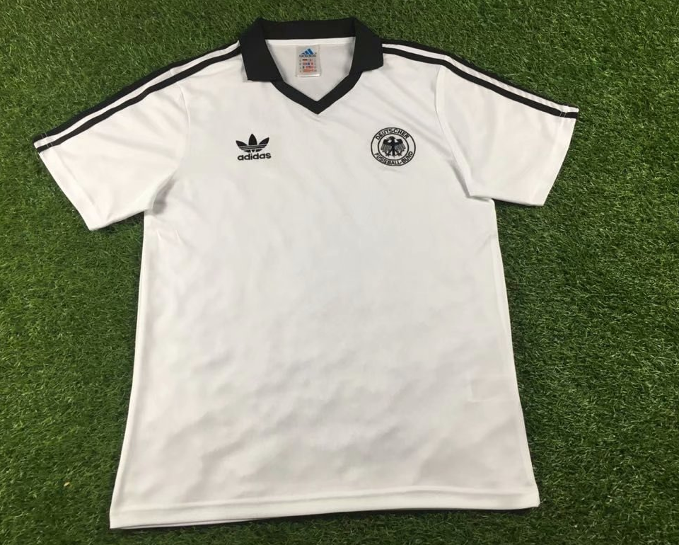 1986 Germany Home Retro Soccer Jersey