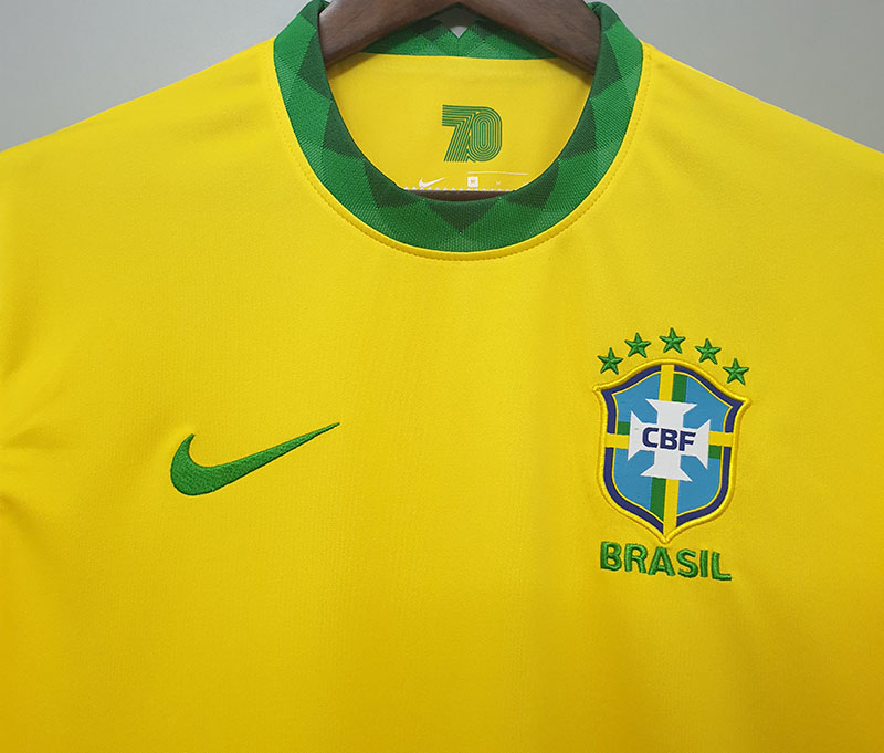 20-21 Brazil Home Fans Soccer Jersey
