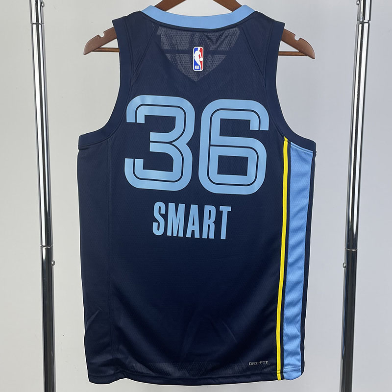22-23 GRIZZLIES SMART #36 Dark Blue Top Quality...