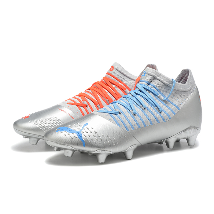 Neymar Future Z 1.3 Teazer FG Soccer Shoes-Silver/Blue-5369189