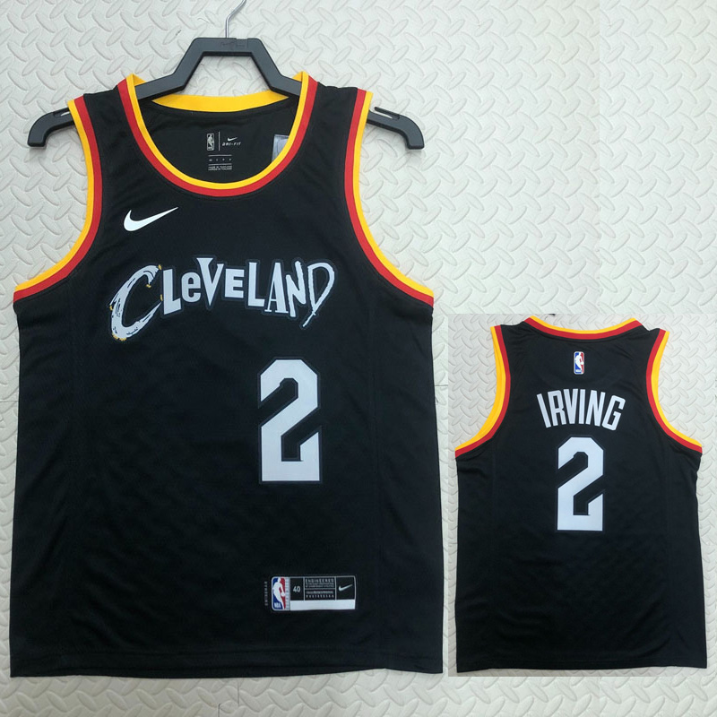 22-23 Cleveland Cavaliers IRVING #2 Black City ...
