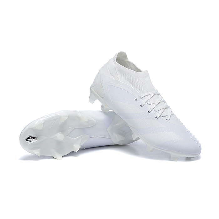PREDATOR ACCURACY+ FG BOOTS Soccer Shoes-All White-4150426