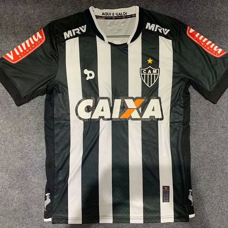 2016-2017 Atletico Mineiro Black Retro Soccer J...