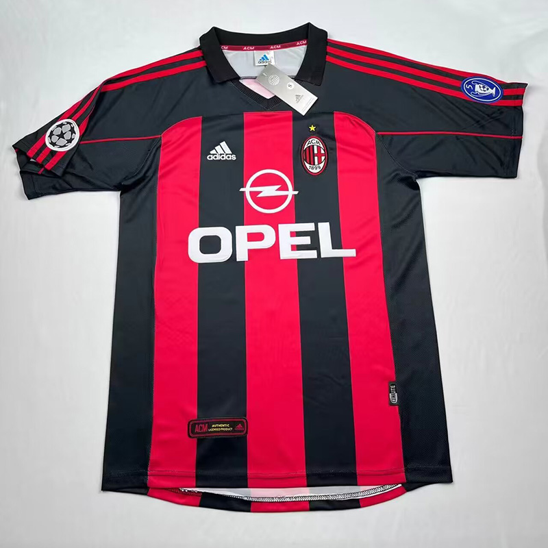 2000-2001 ACM Home Retro Soccer Jersey