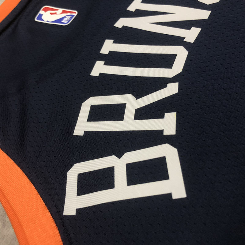 22-23 KNICKS BRUNSON #11 Black Top Quality Hot ...