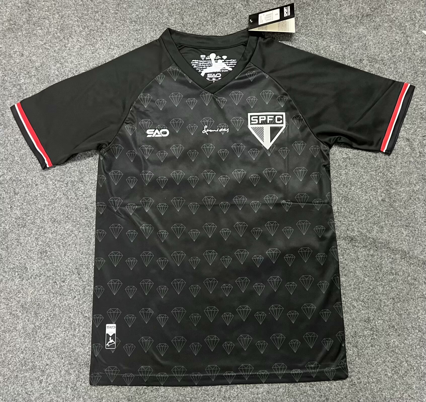24-25 Sao Paulo Black Special Edition Fans Soccer Jersey