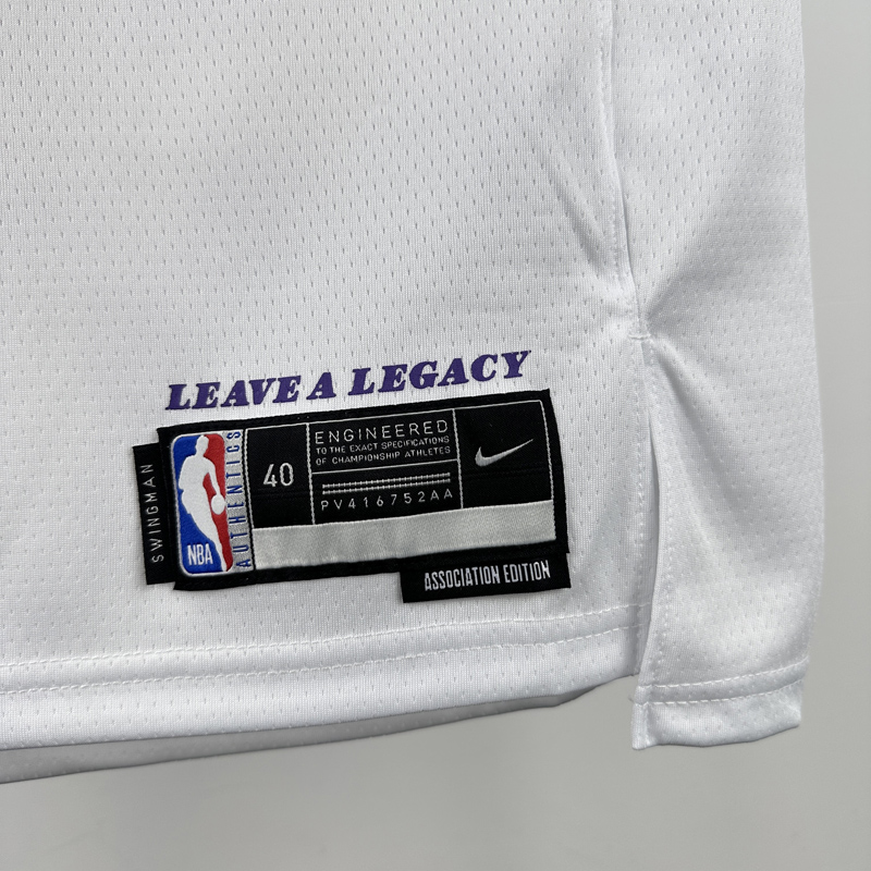 22-23 Lakers WESTBROOK #0 White Top Quality Hot Pressing NBA Jersey(圆领)