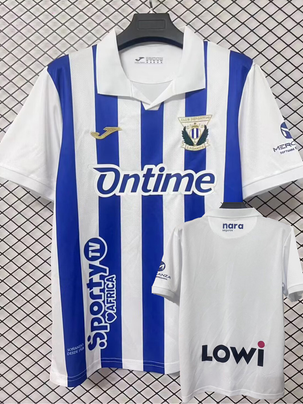 25-26 CD Leganes Home Fans Soccer Jersey