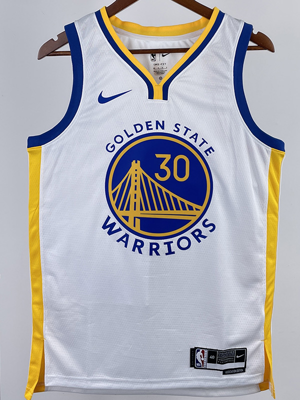 22-23 WARRIORS CURRY #30 White Top Quality Hot ...