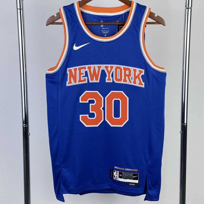 22-23 KNICKS RANDLE #30 Blue Top Quality Hot Pr...
