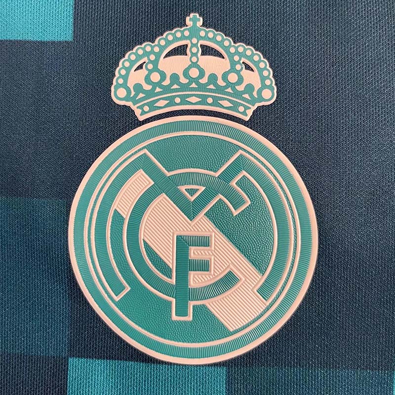 2017-2018 RMA Third Long Sleeve Retro Soccer Je...