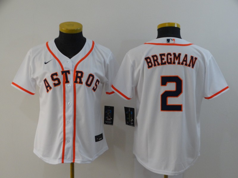 Houston Astros Women's baseball jersey BREGMAN 2 fans edition