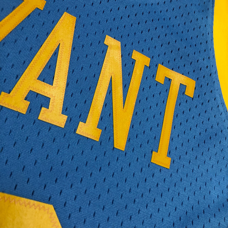 2002 LAKERS BRYANT #8 Light blue Retro Top Qual...