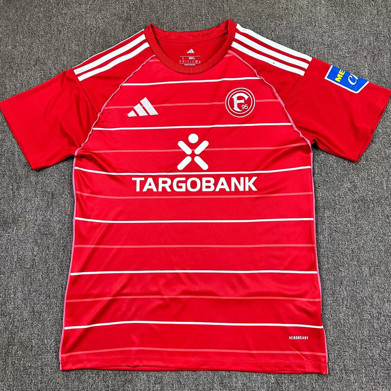 25-26 Fortuna Dusseldorf Home Fans Soccer Jersey