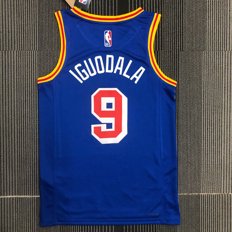 WARRIORS IGUODALA #9 Blue 75th Anniversary Retr...