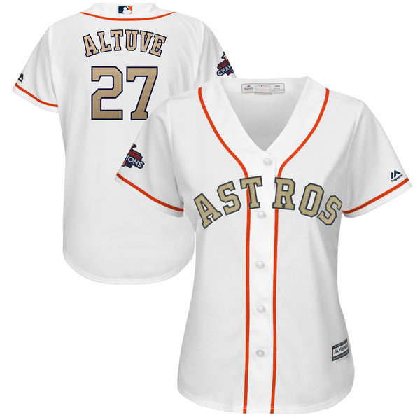 Houston Astros Women's baseball jersey ALTUVE 27