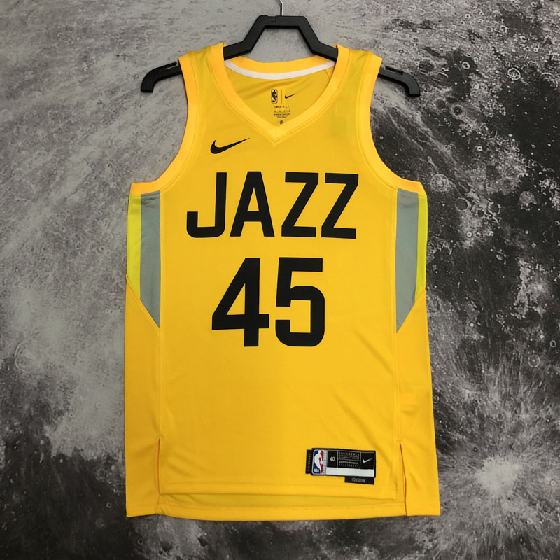22-23 JAZZ MITCHELL #45 Yellow Top Quality Hot ...