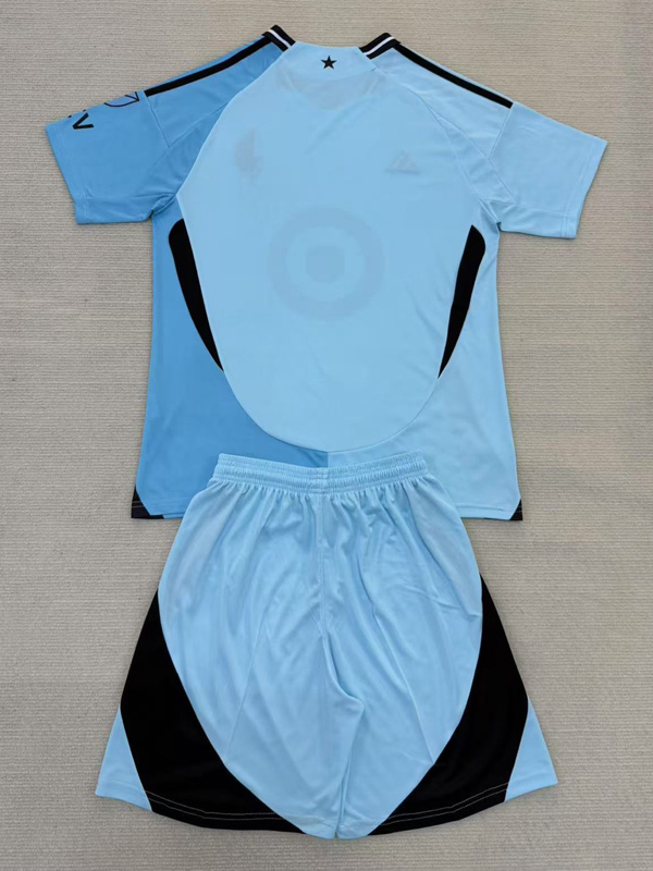 25-26 Minnesota United FC Away Kids Soccer Jersey (带章)