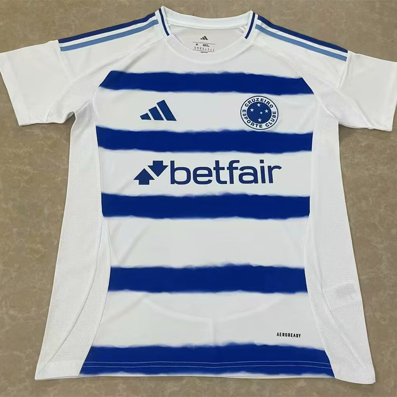 25-26 Cruzeiro Away Fans Soccer Jersey