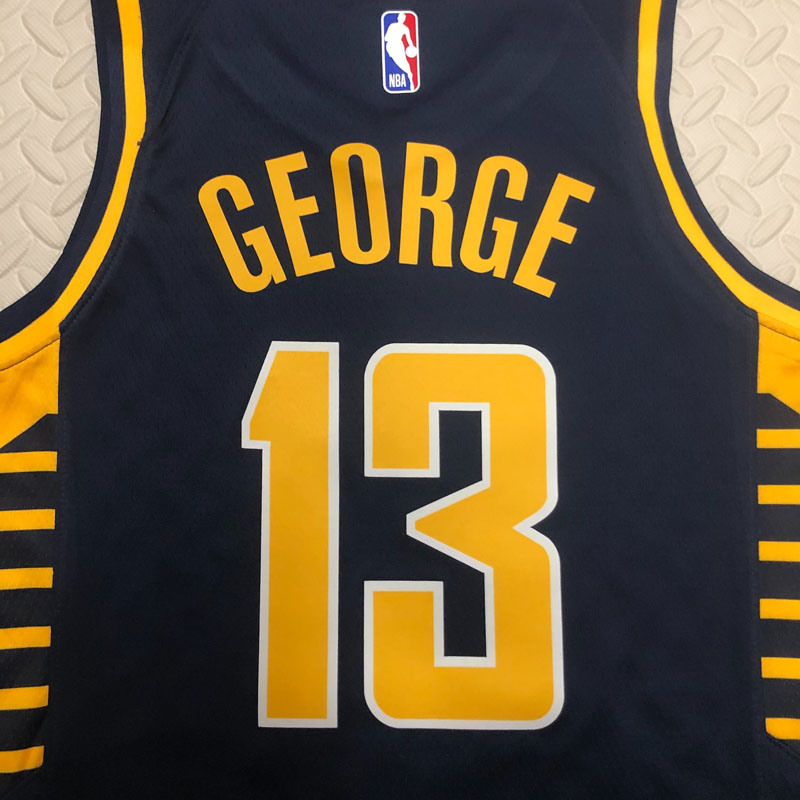 22-23 Indiana Pacers GEORGE #13 Black Top Quali...