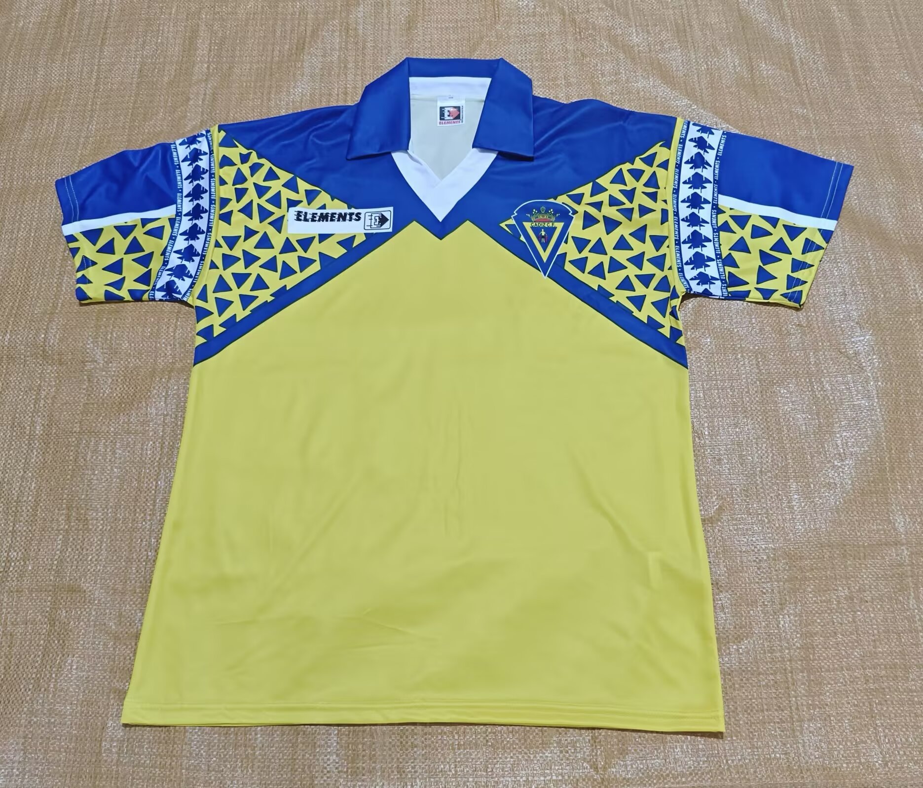 1991-1992 Cadiz Home Retro Soccer Jersey