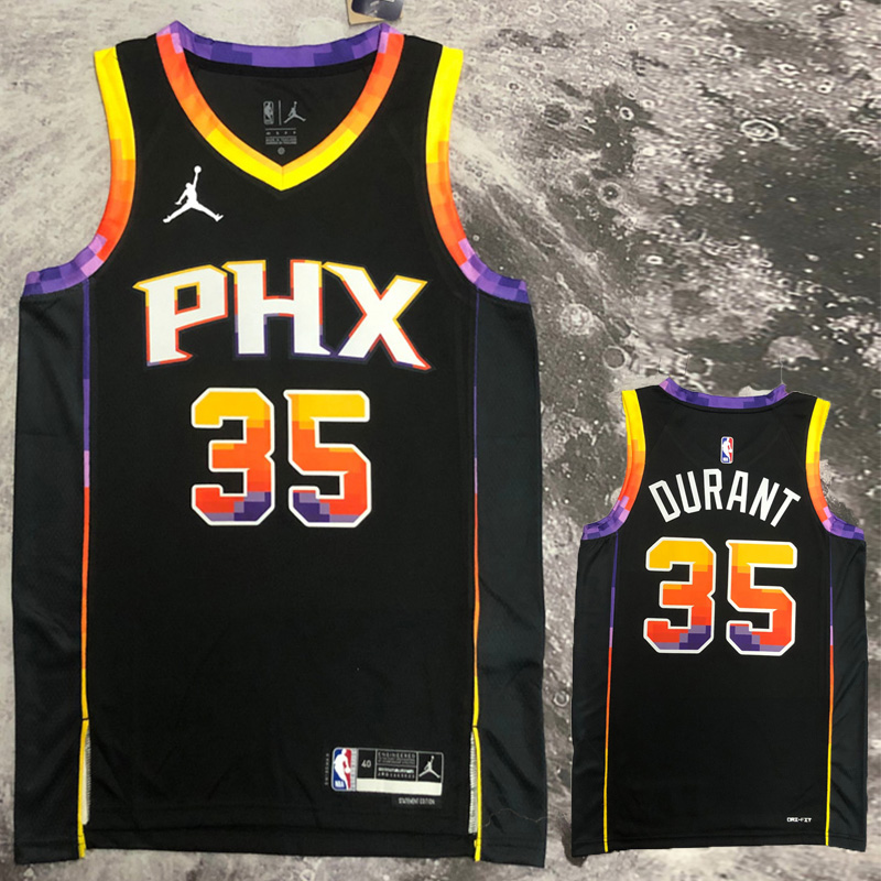 22-23 SUNS DURANT #35 Black Top Quality Hot Pre...