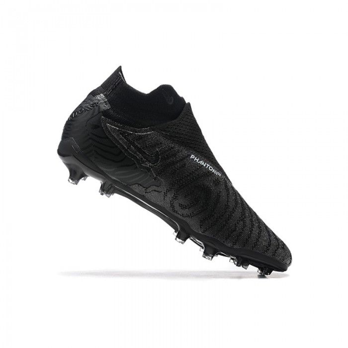 Phantom GX Elite DF Link FG High Soccer Shoes-Gray/Black-8219047