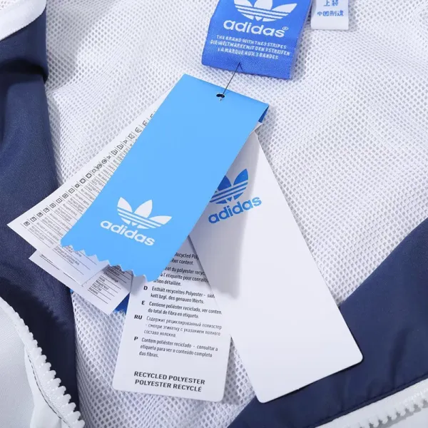 24-25 ManUtd White&Royal Blue Windbreaker