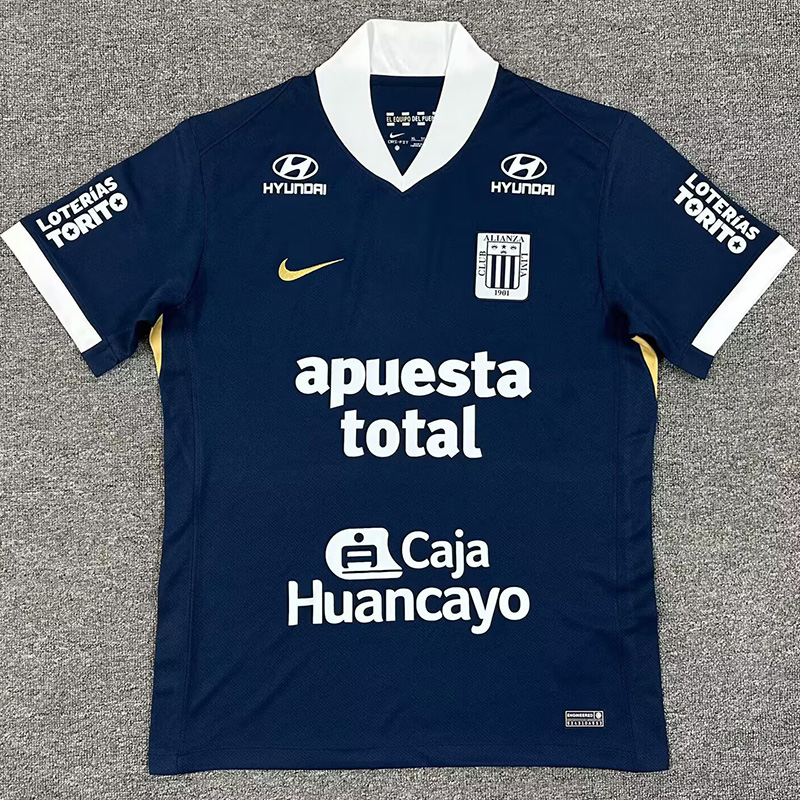 25-26 Alianza Lima Away Fans Soccer Jersey