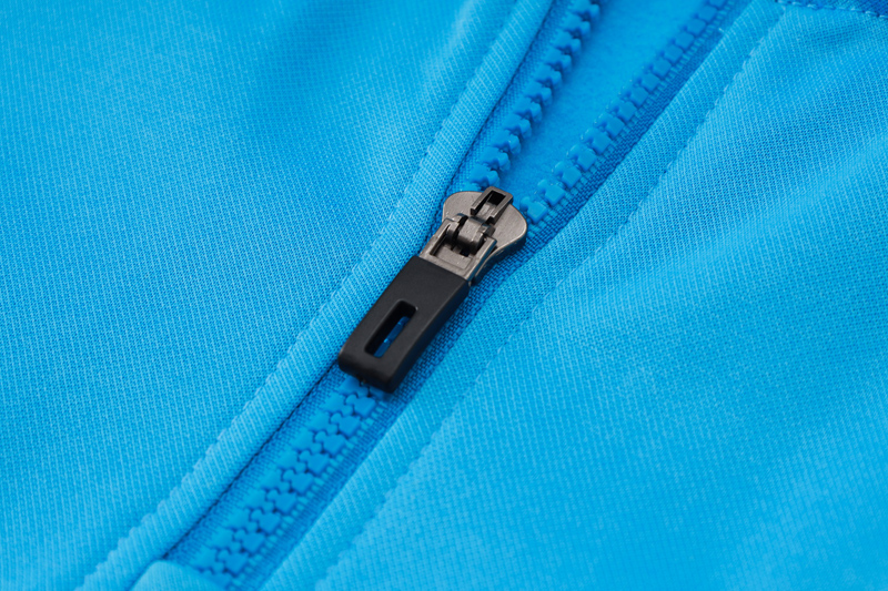 24-25 Brazil Lake blue Hoodie Half Pull Tracksuit #F567半拉连帽