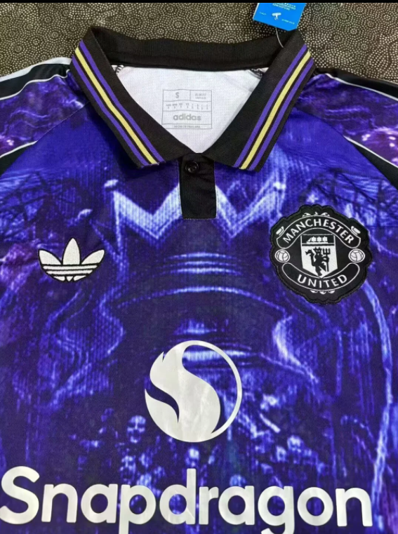25-26 Man Utd Special Edition Purple Fans Training shirts
