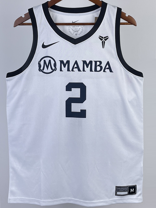 2023 LAKERS GIGI #2 White MAMBA Top Quality Hot...