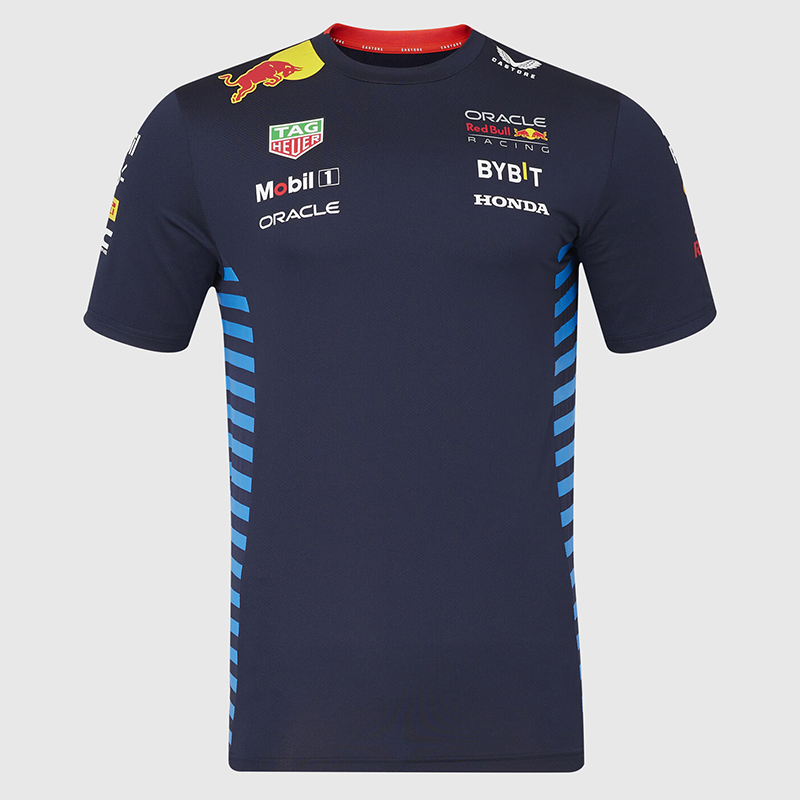2024 F1 Red Bull Royal Blue T-Shirts Racing Sui...