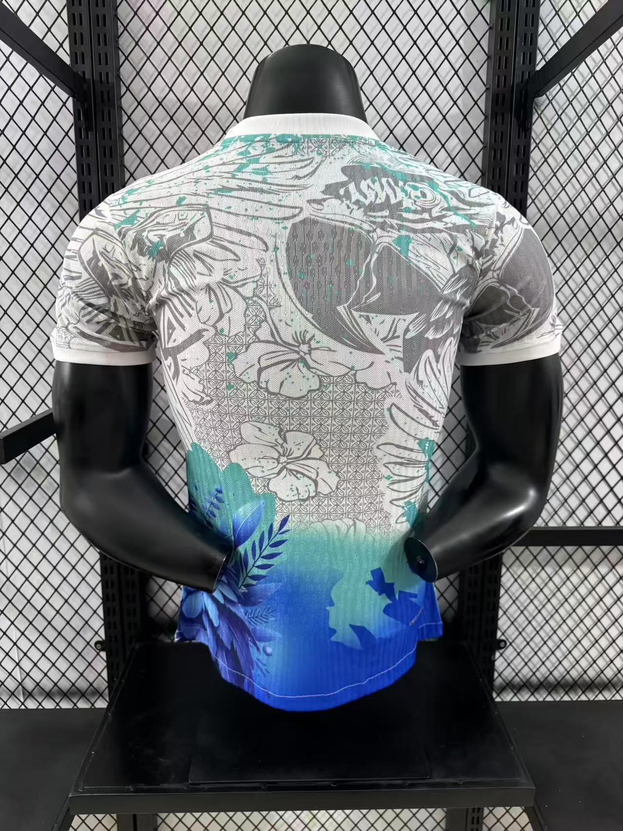 25-26 Brazil Grey Blue Special Edition Player Version Soccer Jersey