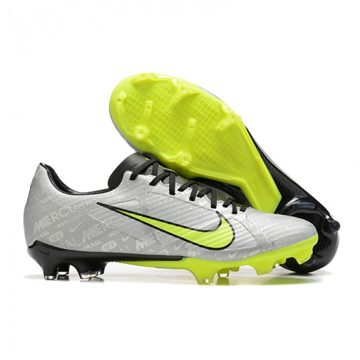 Mercurial Vapor XV FG Soccer Shoes-Grey/Green-5462253