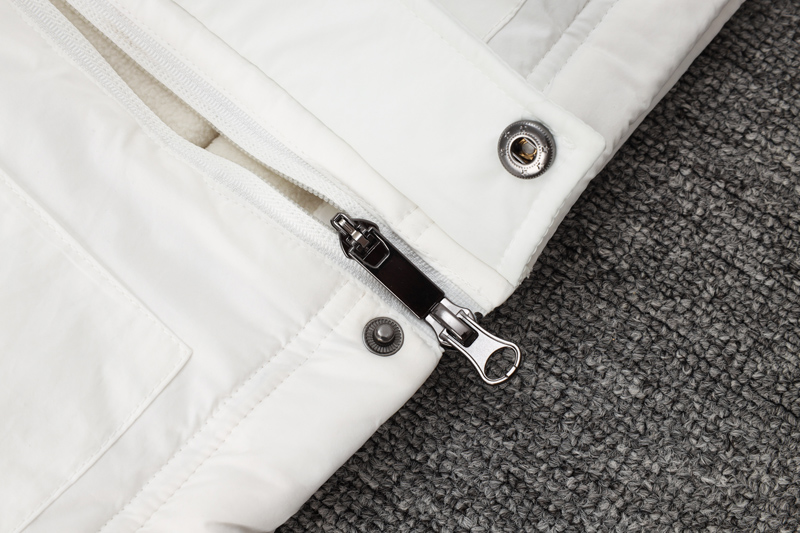 24-25 ACM White Hooded Windbreaker Fabric Cotton Coat #G256(红标)