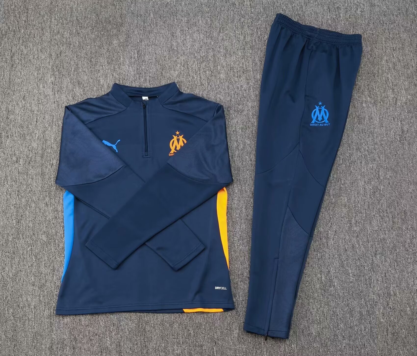24-25 Marseille High Quality Half Pull Tracksuit