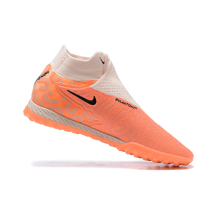 Phantom GX Elite DF Link TF High Soccer Shoes-Orange/Gray-8136390